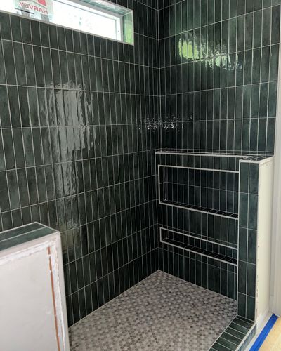 Tile Shower for Premier Tile Contractors LLC in Henrico, Virginia