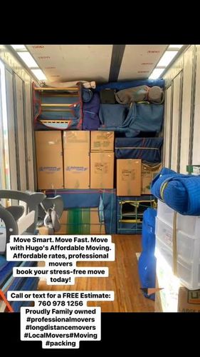  for Hugo’s Affordable Moving Labor in San Diego, CA