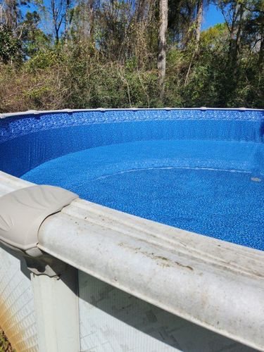 Pool Liner Changes for Down & Dirty Pool Service in Crawfordville, FL
