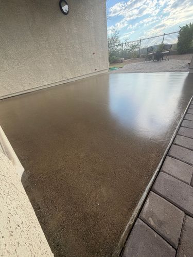 Polyaspartic Patio Coatings for PRYME EPOXY LLC in Mayer, AZ