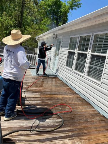 Pressure Washing for Painting New Reborn in Rocky Point, NC