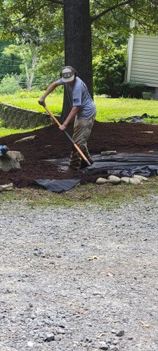 Mowing for Hart and Sons in Transylvania County, North Carolina