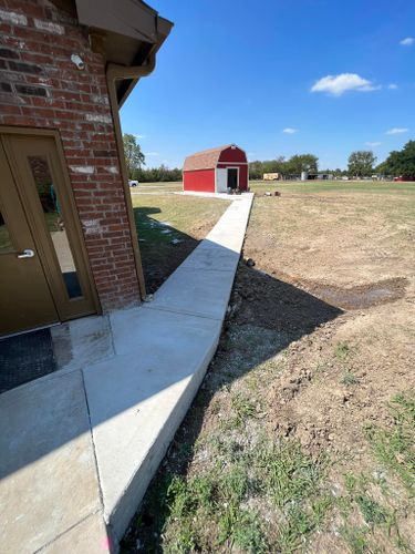 Site Grading for NTX Outdoors in Arlington, TX
