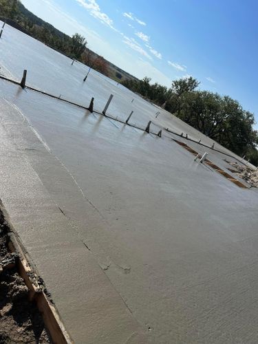 Foundation for PG Brothers Concrete LLC in Stephenville, TX