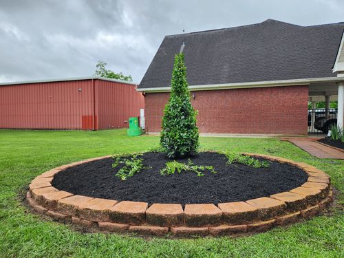 Mulch Installation for Bruno's Professional Lawn's & Landscape in Beaumont, TX