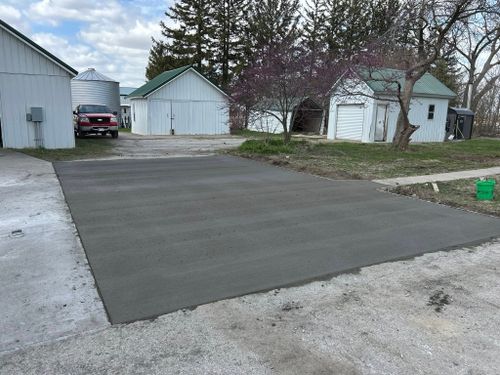 Concrete Slab Construction for LABS Concrete in West Liberty, IA