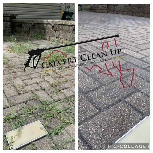 Paver and Patio Restoration for Calvert Clean Up, Pressure Washing & Hauling LLC in Pasadena, MD
