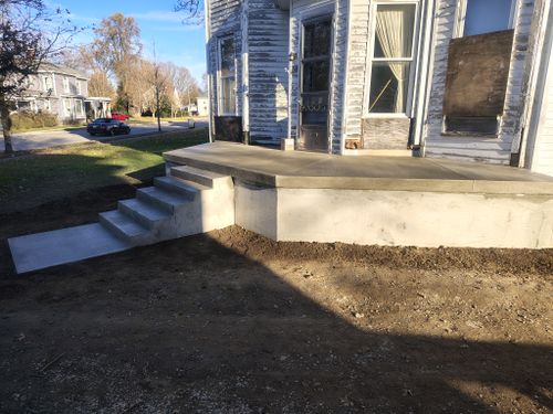 Concrete Installation for W.A. Concrete & Home Projects in Richmond, IN