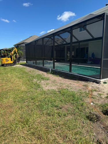 Excavation for Shoreside Property Services in Apollo Beach, FL