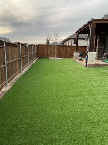 Artificial Turf Projects  for Synthetic Pros in Little Elm, TX