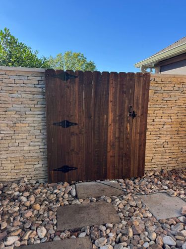 Custom Fence Design for Westside Fence and Stain in Plano, TX