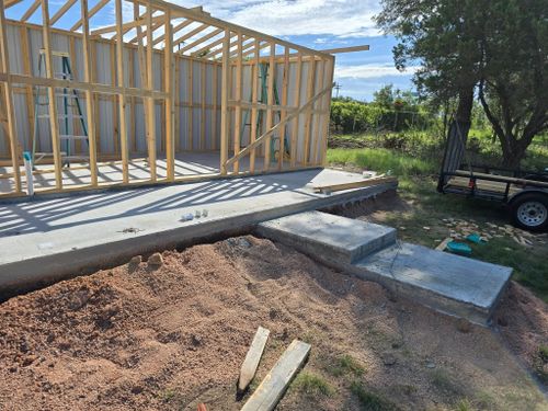 Framing for Evant Backhoe & Construction in Evant, TX