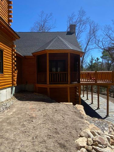 Deck Installation for Eagle Services LLC in Casco, ME