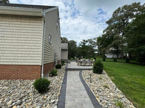Patio Design & Construction for Broker Post Ground Crew in Sussex County, DE