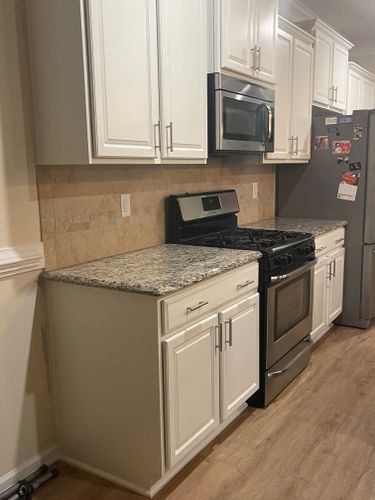 Kitchen and Cabinet Refinishing for Paintway to Heaven in Raleigh, NC