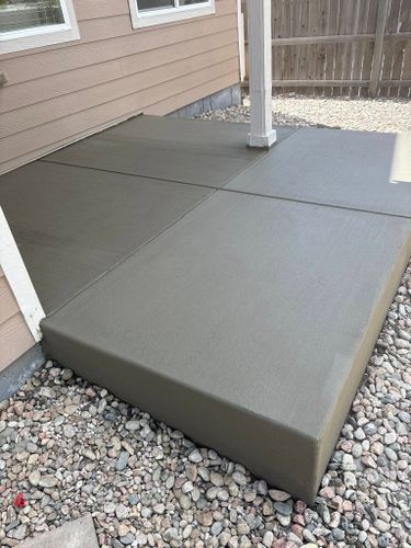 Concrete Slab Construction for Highland Concrete & Landscaping in Colorado Springs, CO