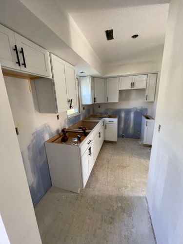 Kitchen Renovation for Shepherd’s Repairs N’ Installs in Campbellsburg, IN