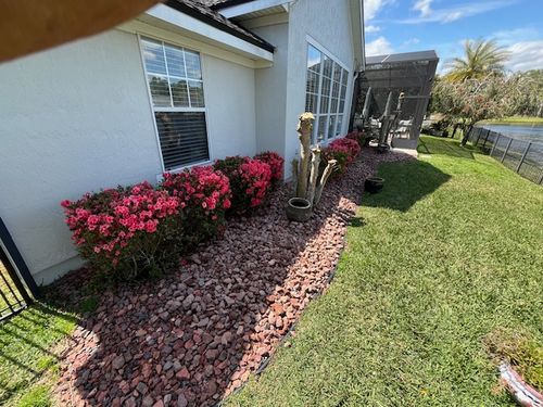 Mulch Installation for K & A Landscaping, Inc. in Jacksonville, FL