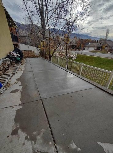 Patio Design & Installation for CTE Concrete in Kaysville, UT