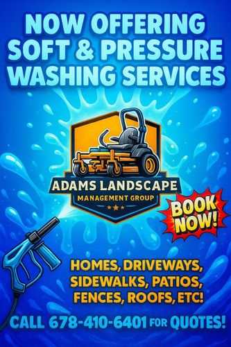  for Adams Landscape Management Group LLC. in Loganville, GA