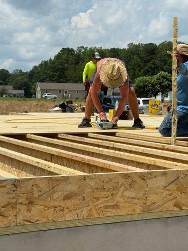 Framing for LegaSea Construction in Kilmarnock, VA