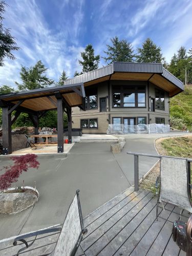 Concrete Driveways for MD Construction & Sewer in North Yelm, WA