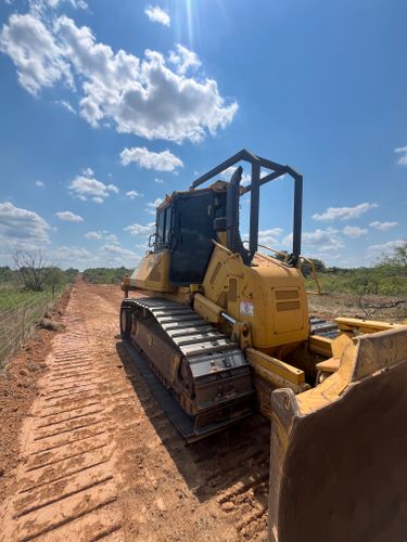 Excavation and site prep for South Prairie Construction in Graham, TX