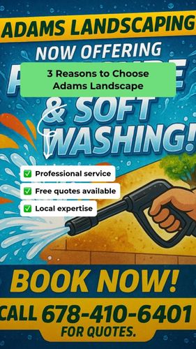  for Adams Landscape Management Group LLC. in Loganville, GA