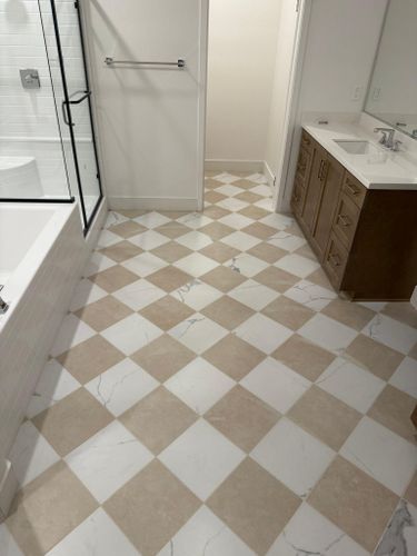 Bathroom Renovation for Dave Walter Flooring in Santa Clarita, CA