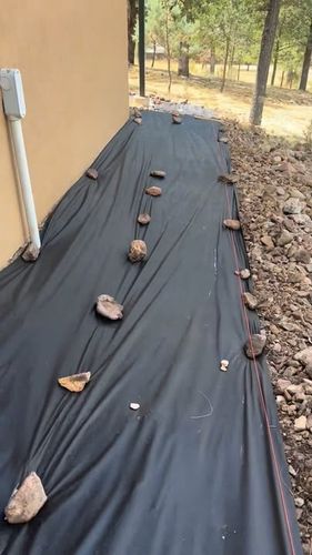 Mulch Bed Installation and Renovation for G&B Yard Service in Ruidoso Downs, NM