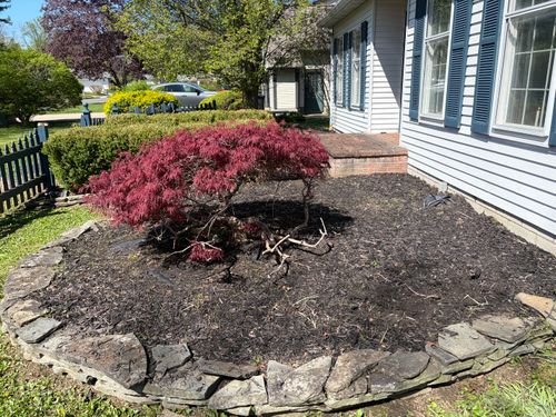 Mulch Installation for Youngstown Lawn & Patio Design in Canfield, OH