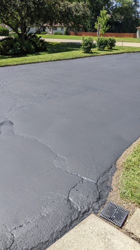 Sealcoating for Riverstone Contracting & Development in Eagle Pass, TX