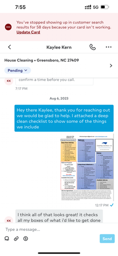  for Cleaning Carolina’s LLC in Greensboro, NC