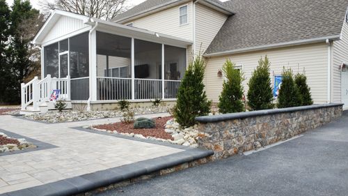Natural Stone Hardscape for Broker Post Ground Crew in Sussex County, DE
