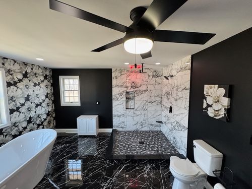 Custom Showers for Down Home Contracting in Beaver County, PA