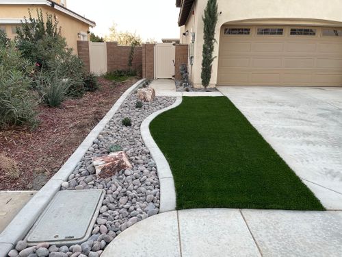 Artificial Turf Installation for Aidan Jade Landscaping in Riverside County, CA