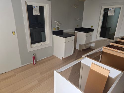 Floor Installation for AA Family Construction in Lebanon, NH