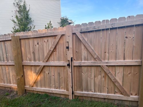 Fence Installation and repair for A&A Property Maintenance in Jacksonville, NC