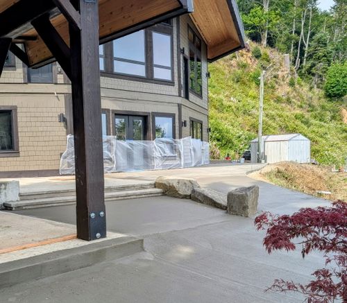 Concrete Driveways for MD Construction & Sewer in North Yelm, WA