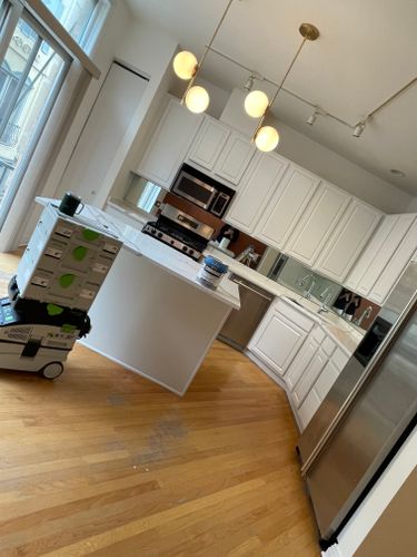 Kitchen and Cabinet Refinishing for S.V.C Painting & DrywallCo in Glen Ellyn, Illinois