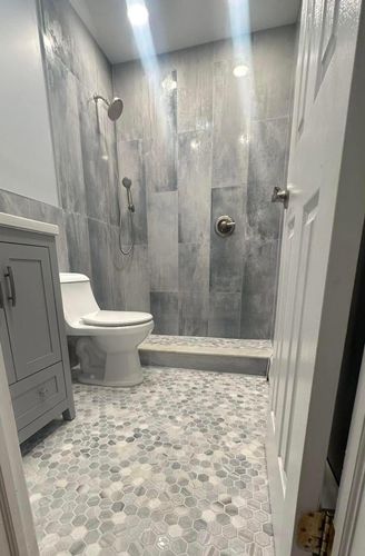 Bathroom Renovation for RMO Construction in Central Islip, New York