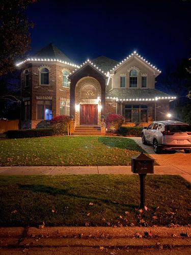 Holiday Lighting for Fence Medic in Northbrook, IL