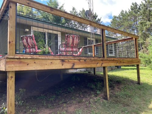 Decking/Deck Restoring for Go Ghetters Construction in Portage, Wisconsin