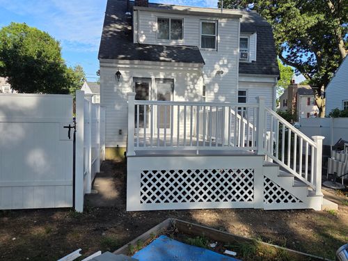 Deck Construction for Tuplin and Sons  in Braintree, MA