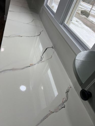 Epoxy, Overlay, & Mixed Media Projects for Whitfield Concrete Construction in Solsberry, IN