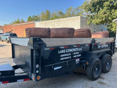 Dump Trailer for LABS Concrete in West Liberty, IA