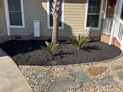 Mulch Installation for Jonathan landscaping in Lexington, South Carolina