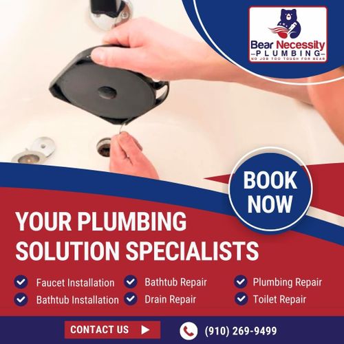 Plumbing Repairs for Bear Necessity Plumbing in Longs, SC