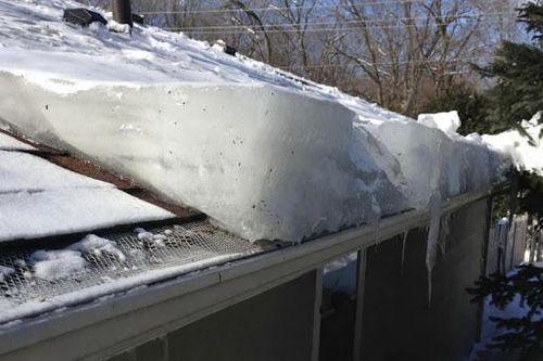 Ice Dam and Roof Top Snow Removal for Allstate Tree Service and Crane in Spring Lake Park, MN