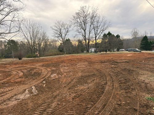 Site Grading for Barnes Backhoe & Grading in Taylorsville, NC